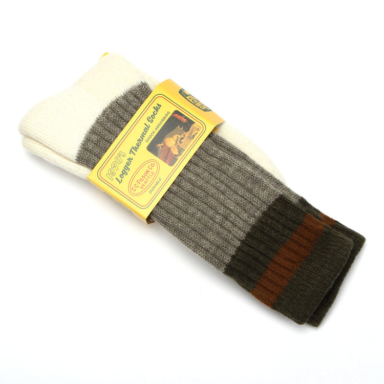 1970's Logger Thermal Sock