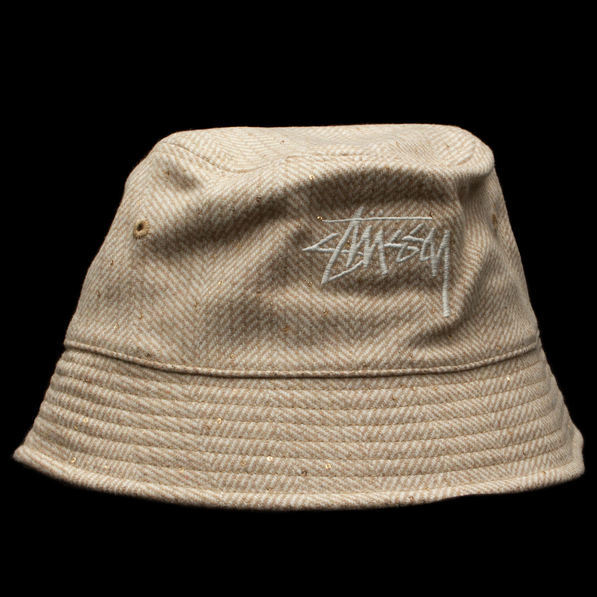 Stussy Zig Zag Stock Bucket Hat : Gold