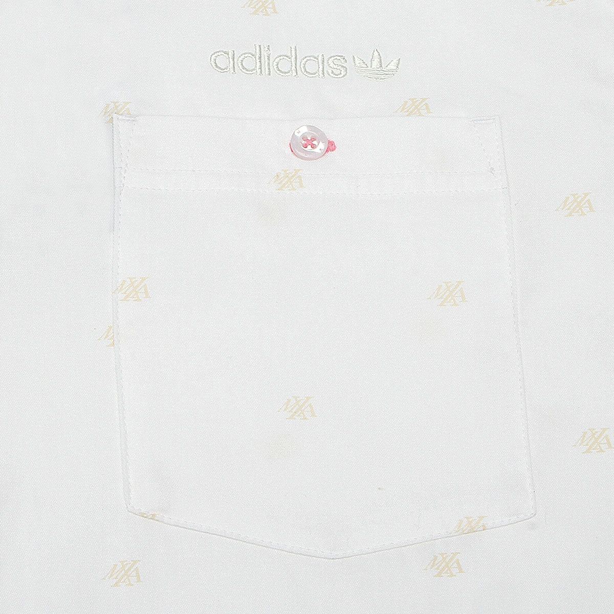 Adidas x Maxallure Coach Shirt - White / Off White / Bliss Pink