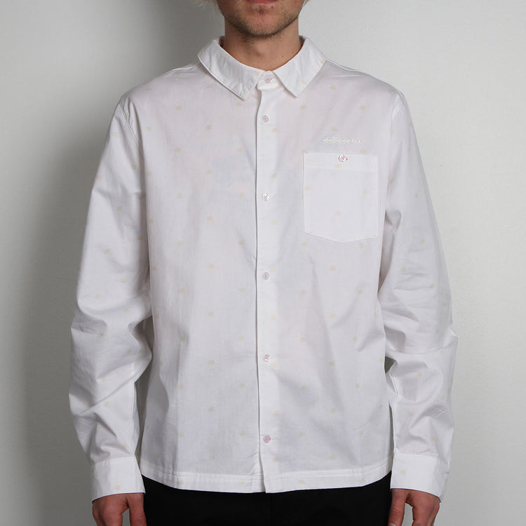 Adidas x Maxallure Coach Shirt - White / Off White / Bliss Pink