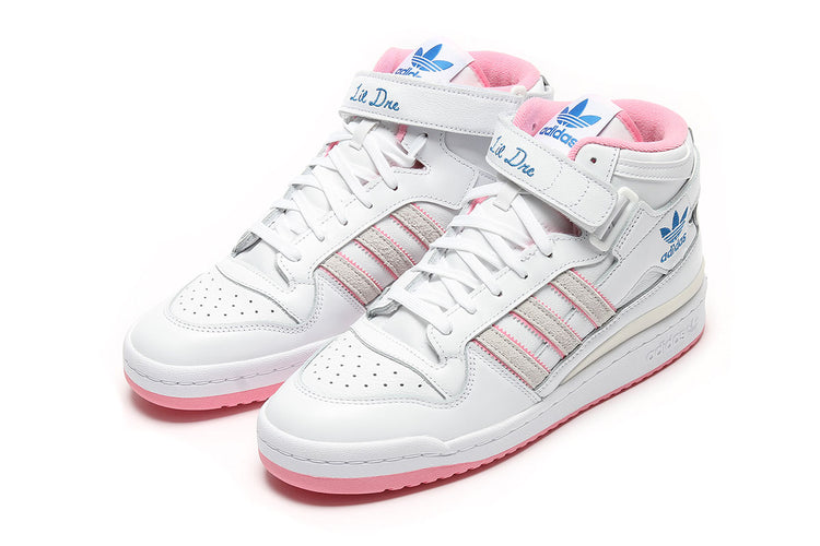 Adidas Forum 84 Mid ADV x Lil Dre - Cloud White / Chalk White / Bliss Pink