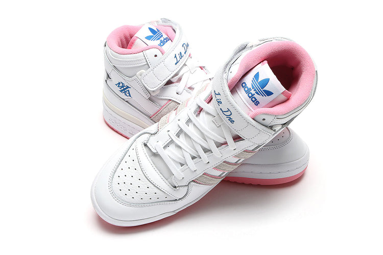 Adidas Forum 84 Mid ADV x Lil Dre - Cloud White / Chalk White / Bliss Pink