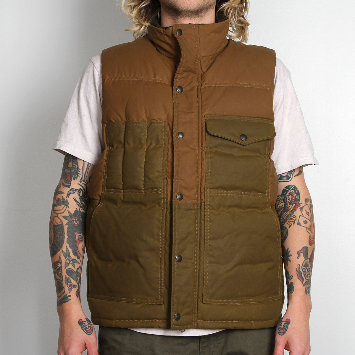 Filson Down Cruiser Vest - Dark Tan