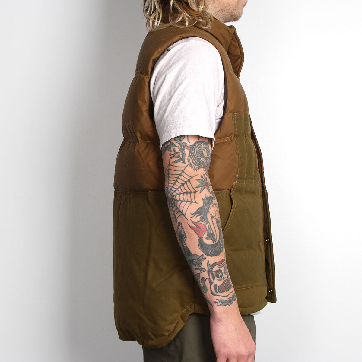 Filson Down Cruiser Vest - Dark Tan