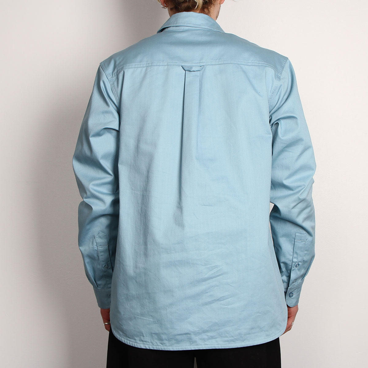 Nike SB Tanglin Woven Button Down Shirt - Worn Blue