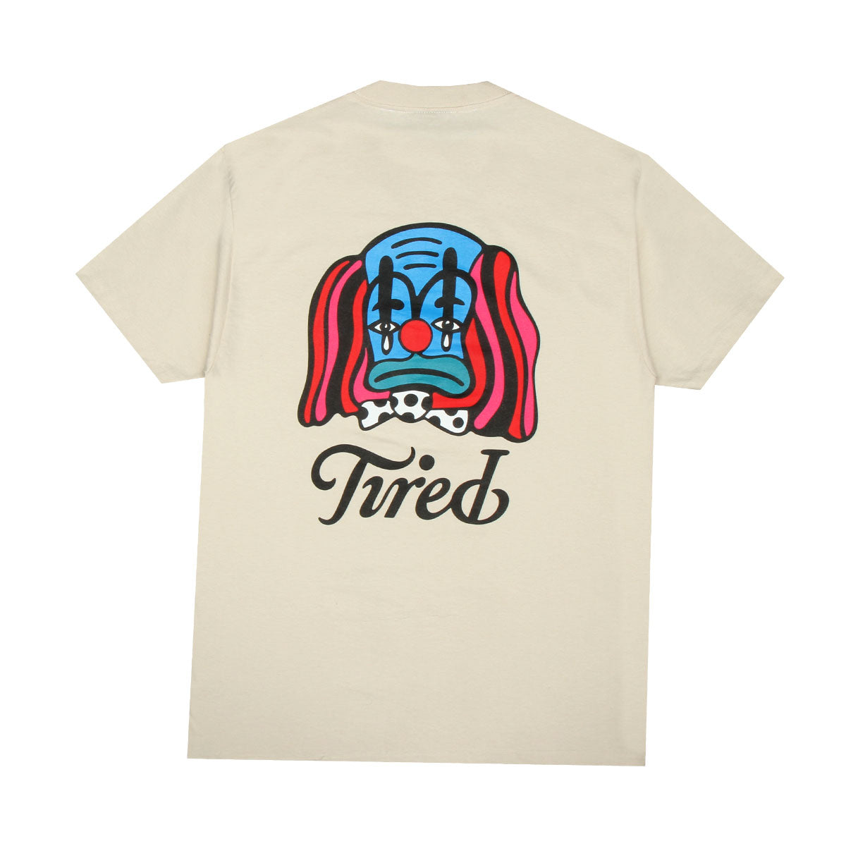 Tired Clown T-Shirt - Beige