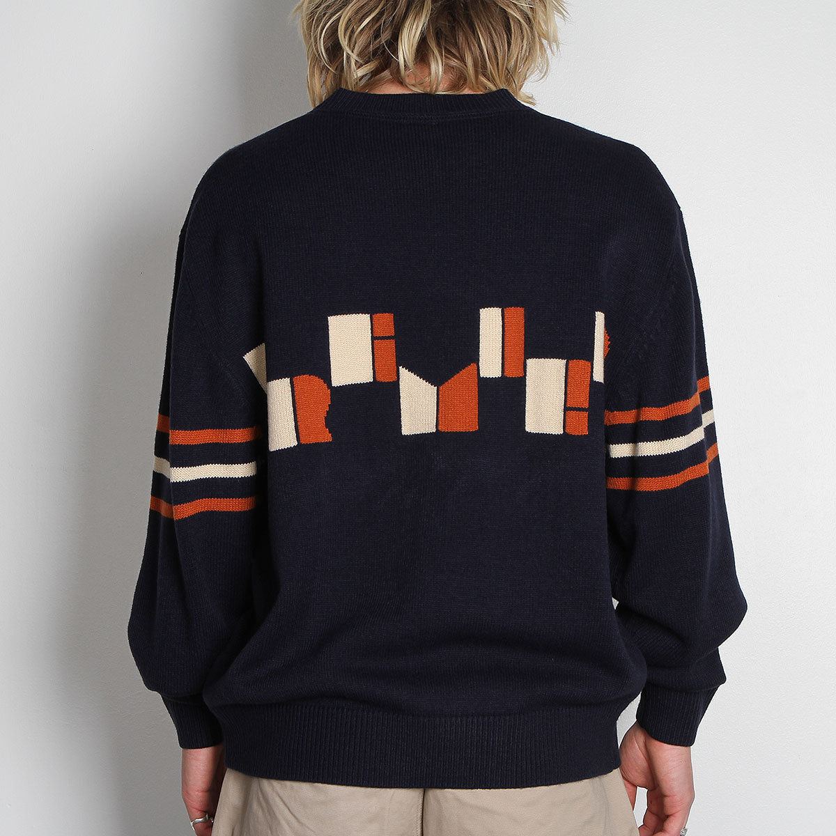 Premier Deco Knit Sweater : Navy