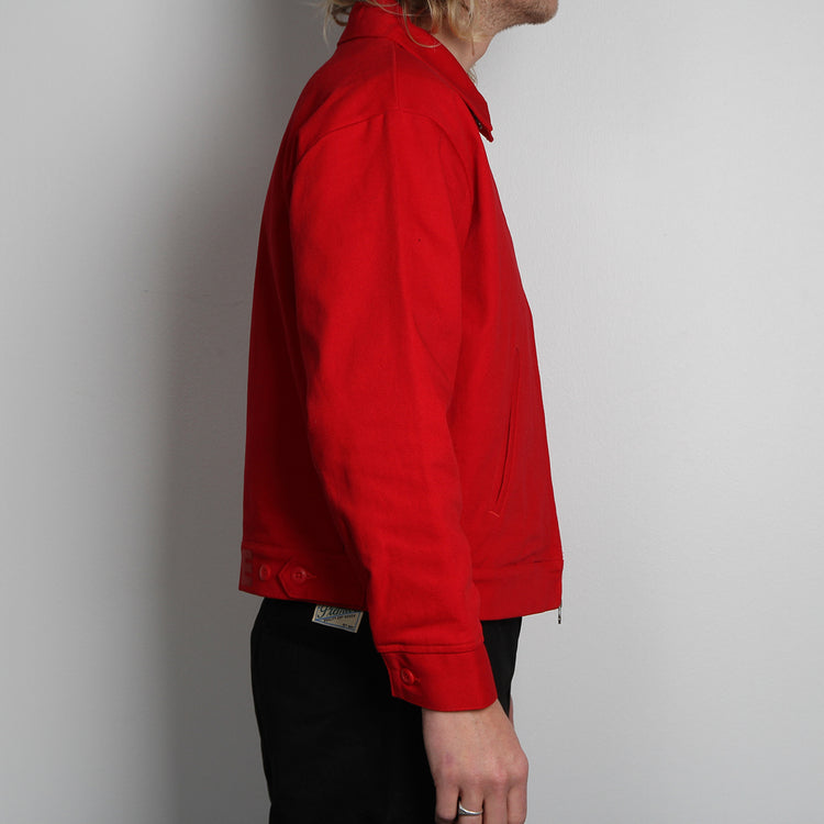 Glue Spit Zip-Up Jacket - Red