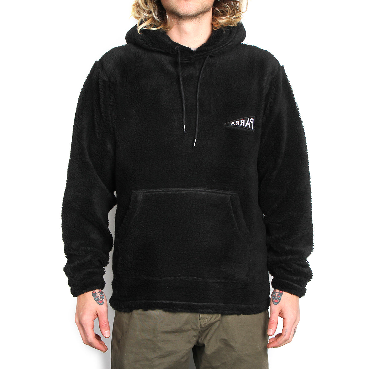 Mirrored Flag Logo Polar Fleece Hooded Pullover Premier