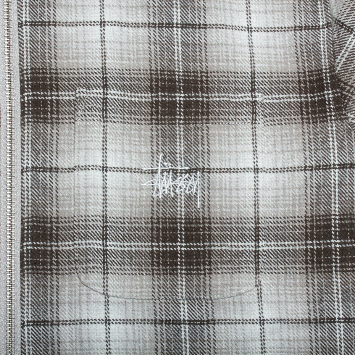 Stussy Frank Plaid Zip L/S Shirt