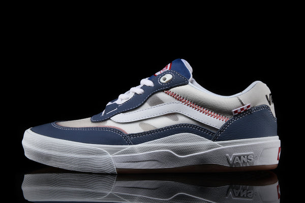 VANS WAYVEE NAVY/WHITE/RED SKATE SHOES – Parkside Skateshop