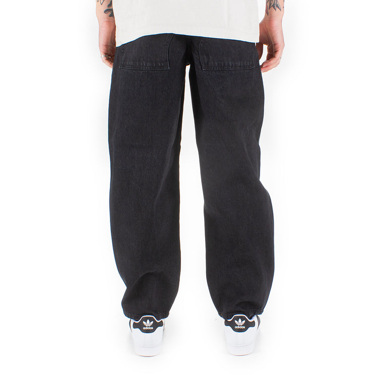 Dime Baggy Denim Pants - Washed Black