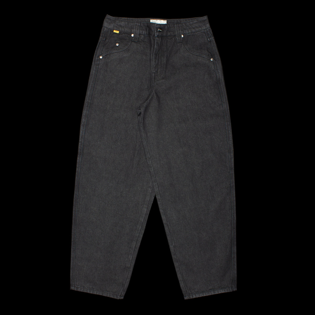 Dime Baggy Denim Pants - Washed Black