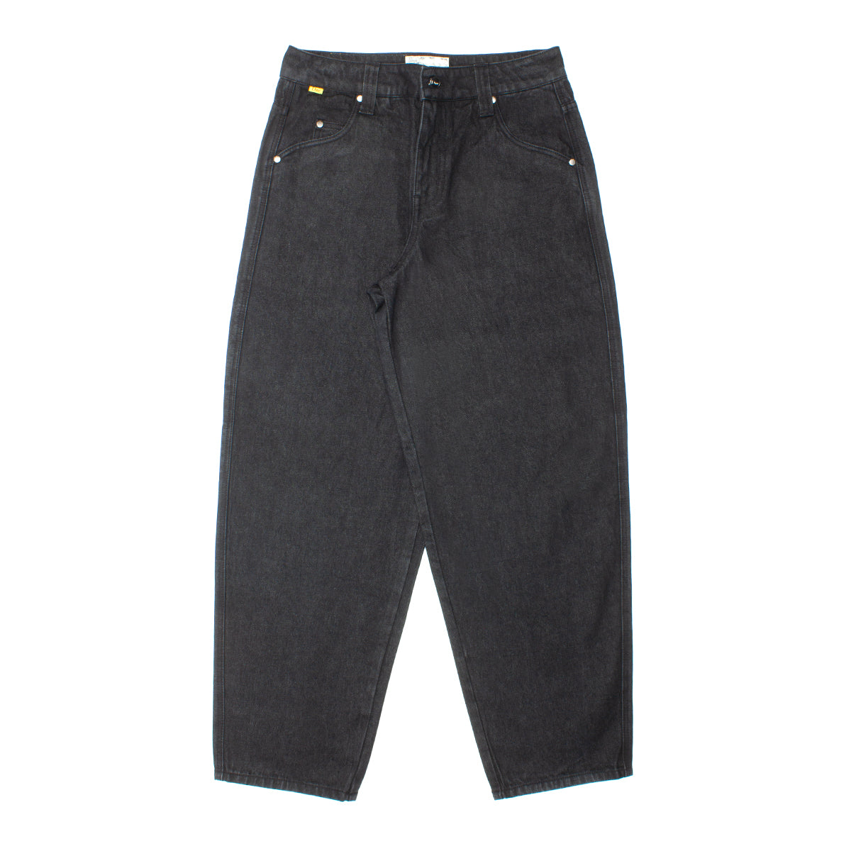 Dime Baggy Denim Pants - Washed Black