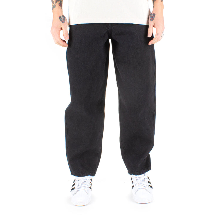 Dime Baggy Denim Pants - Washed Black