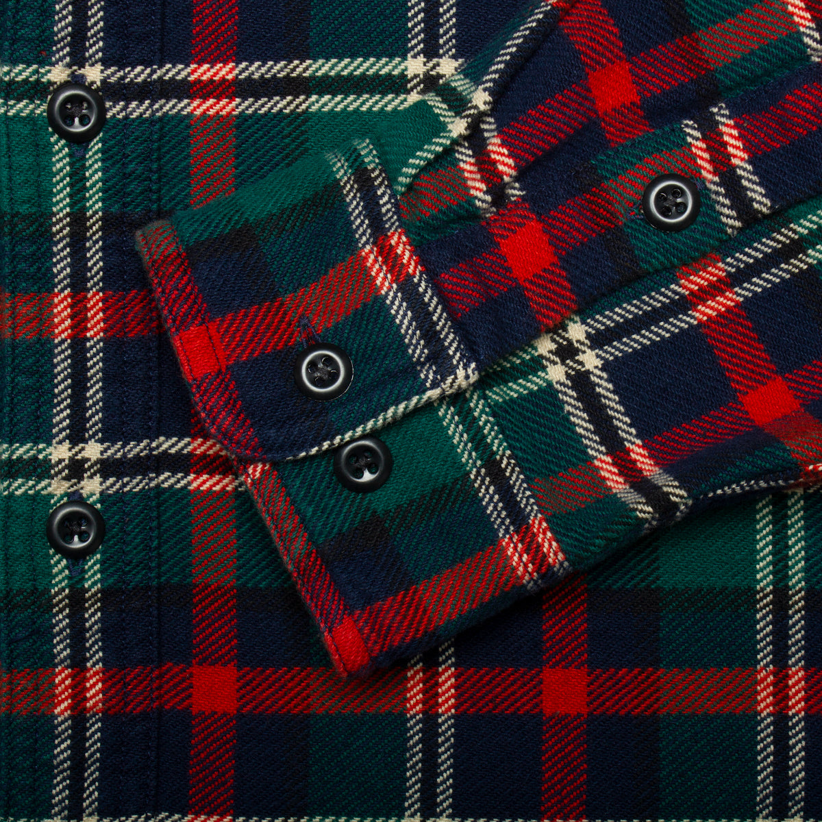Filson Vintage Flannel Work Shirt - Treeline / Navy Plaid
