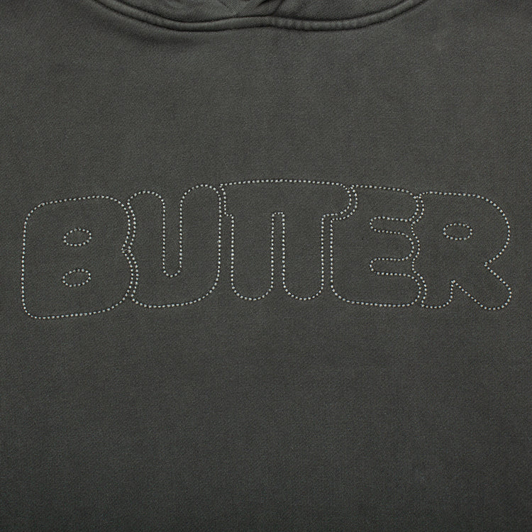Butter Goods Distressed Dye Pullover Hood : Pepper