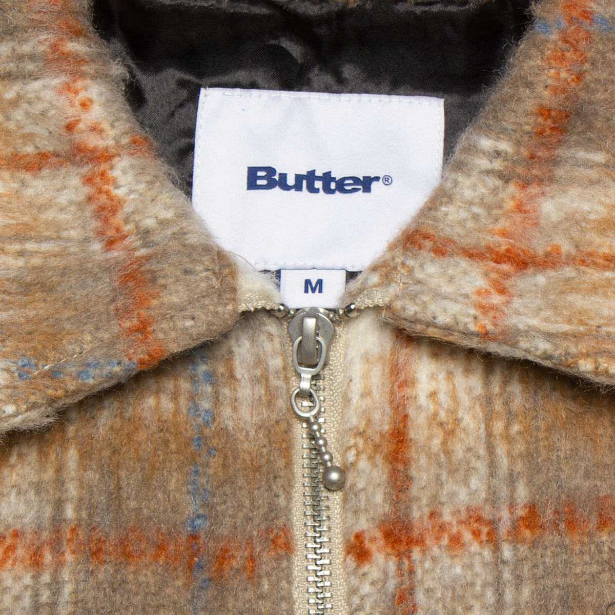 Butter Goods Plaid Flannel Zip Thru Shirt : Bark