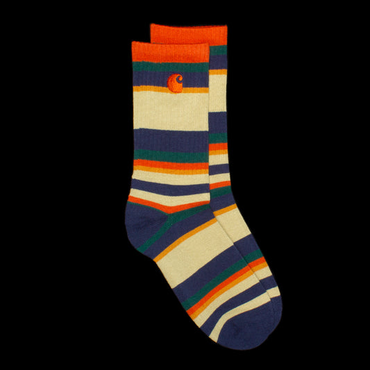 Carhartt WIP Verse Socks Huntley Stripe / Ammonite