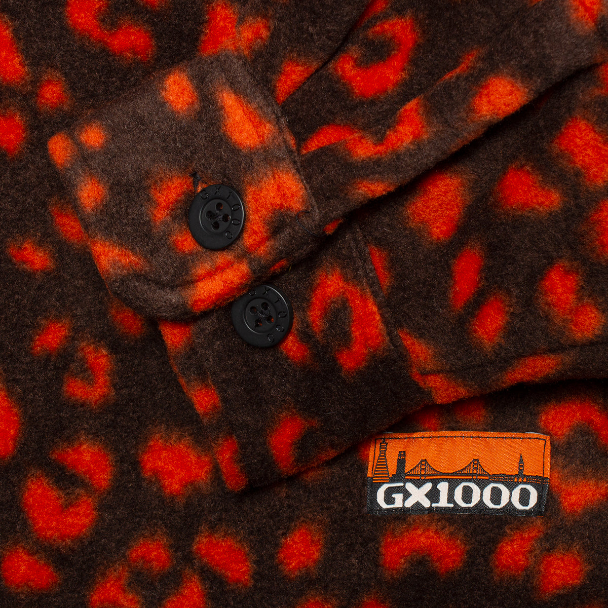 GX1000 Hooded Fleece Jacket - Orange