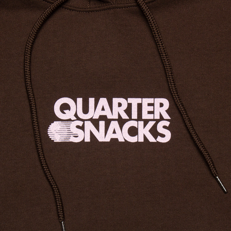 Quartersnacks Journalist Hoodie Brown  Edit alt text