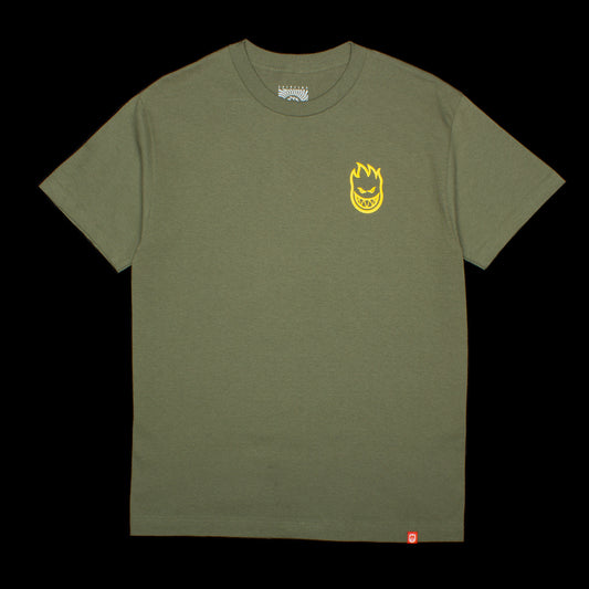 Spitfire Classic Vortex T-Shirt  Military Green