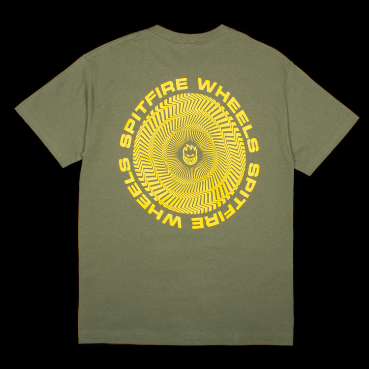 Spitfire Classic Vortex T-Shirt  Military Green