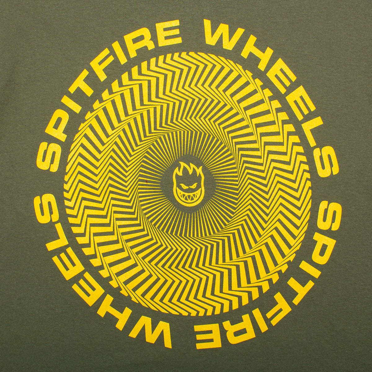 Spitfire Classic Vortex T-Shirt  Military Green