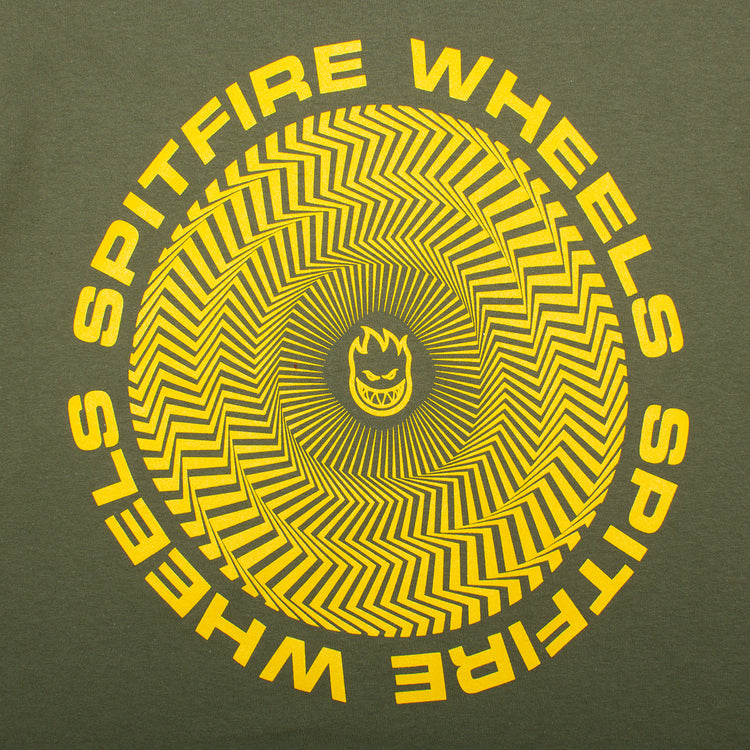 Spitfire Classic Vortex T-Shirt  Military Green