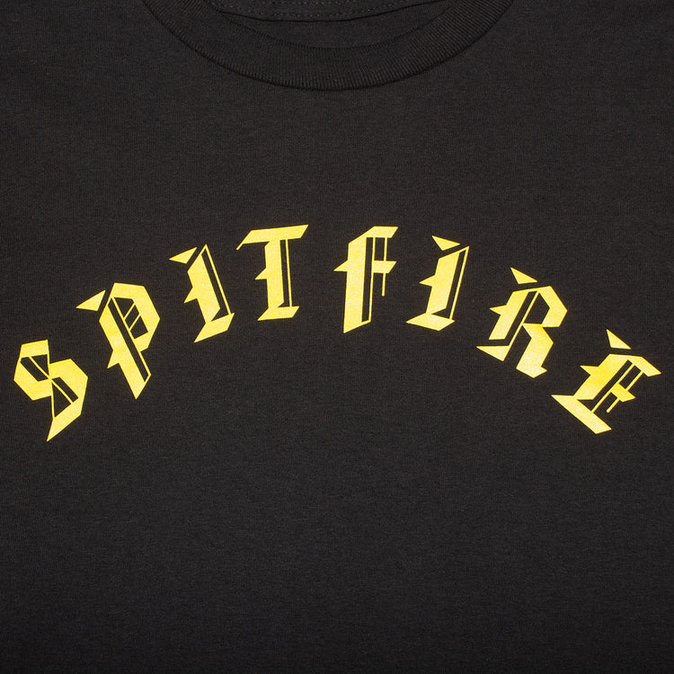 Spitfire Old E Combo L/S T-Shirt  Black / Gold