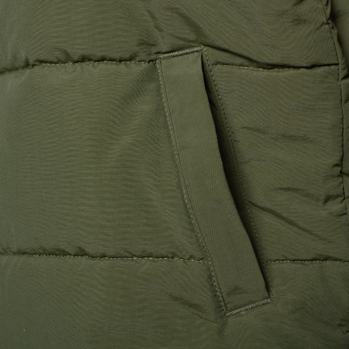 Anti Hero Basic Eagle Quilted Jacket  Olive