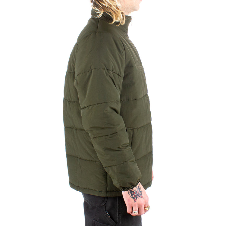 Anti Hero Basic Eagle Quilted Jacket Olive  Edit alt text