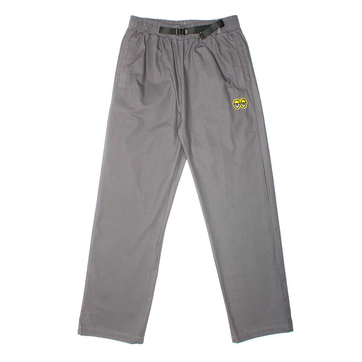 Krooked Eyes Ripstop Pant  Charcoal / Yellow