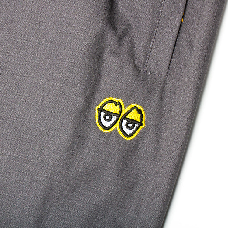 Krooked Eyes Ripstop Pant  Charcoal / Yellow