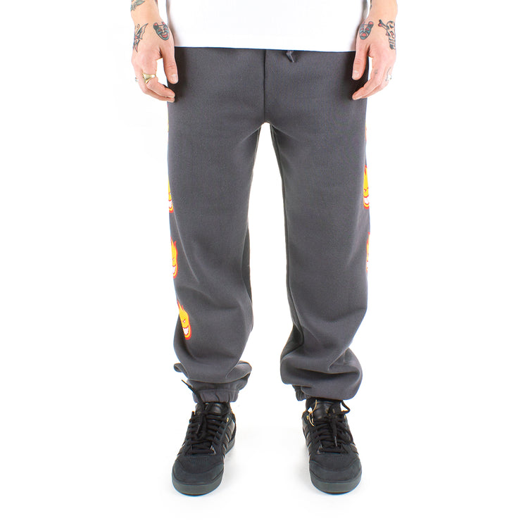 Spitfire Bighead Fill Pant Charcoal /Red / Gold  Edit alt text