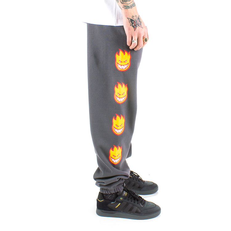 Spitfire Bighead Fill Pant Charcoal /Red / Gold  Edit alt text