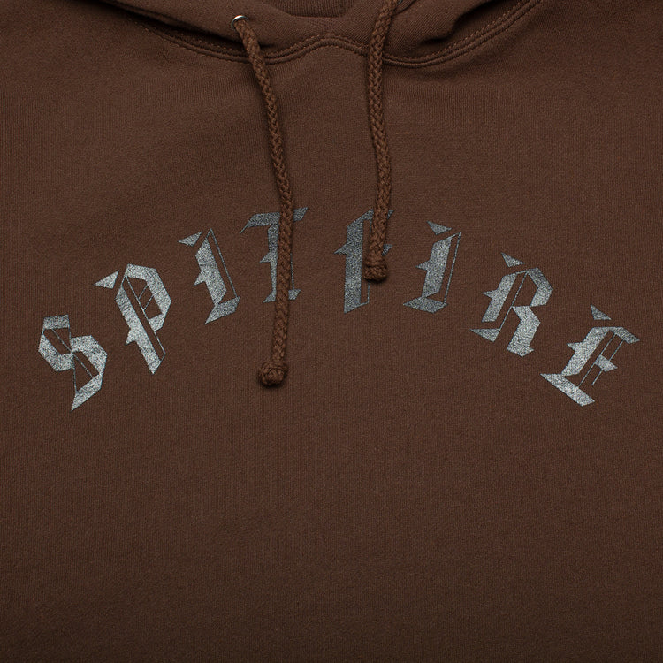 Spitfire Old E Bighead Combo Hoodie Brown / Black / Red  Edit alt text