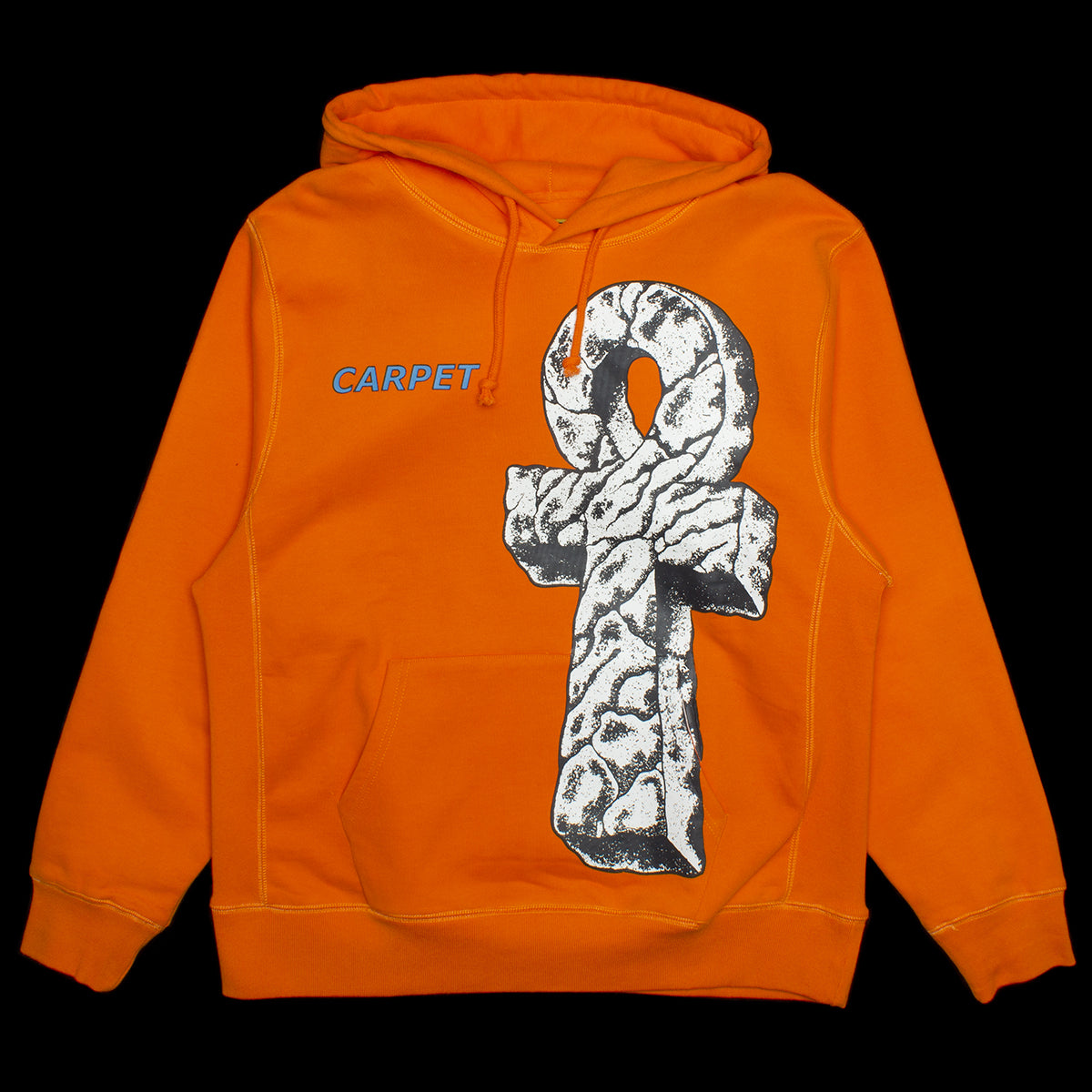 Carpet Company Ankh Hoodie Color : Orange