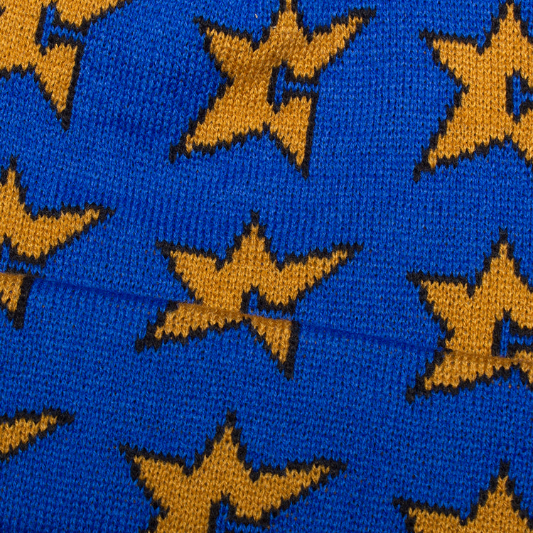 Carpet Company C-Star Beanie Color : Indigo / Brown