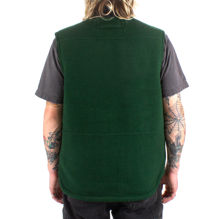 Filson Lined Mackinaw Wool Work Vest Dark Spruce  Edit alt text