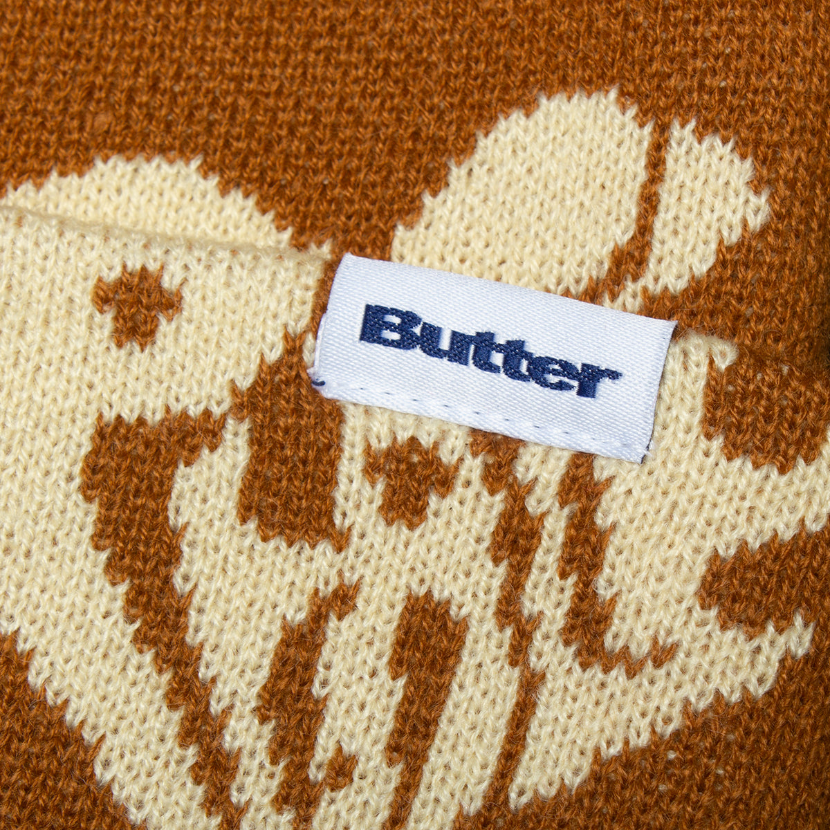 Butter Goods Peace Beanie  Brown