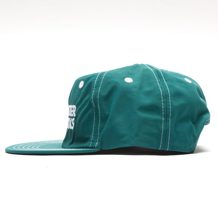 Quartersnacks Nylon Journalist Cap  Teal