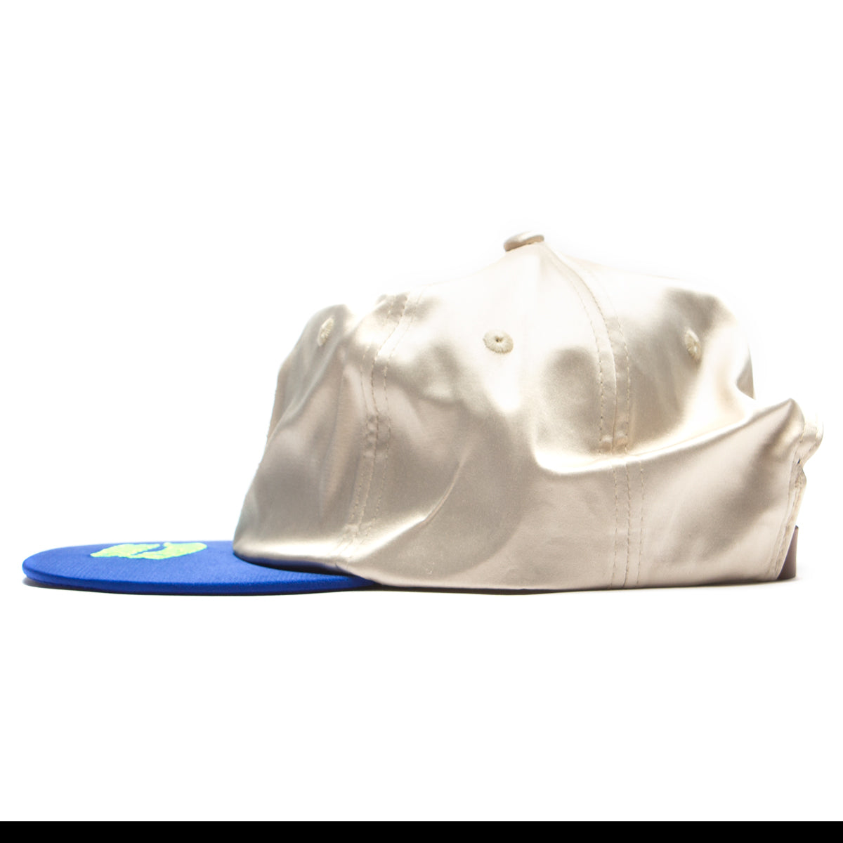 Quartersnacks Satin Snackman Cap Cream / Royal