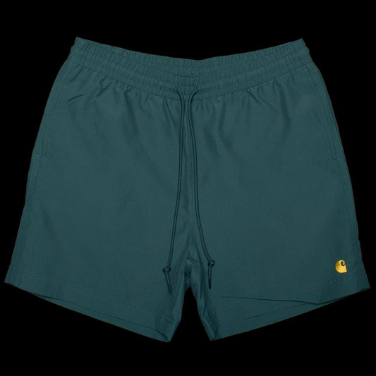 Carhartt WIP Chase Swim Trunk  Botanic / Gold