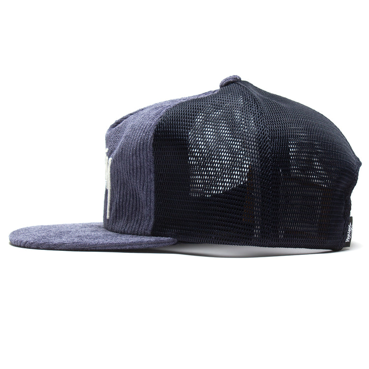 Stussy Corduroy Trucker Cap Style # 1311068 Color : Navy