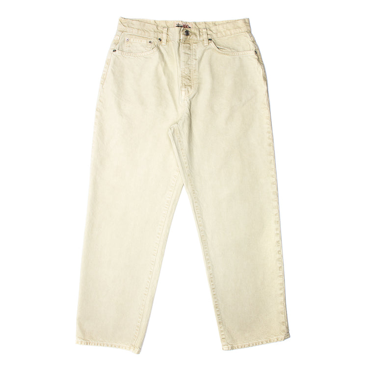 Stussy Double Dye Big 'Ol Jeans  Cream