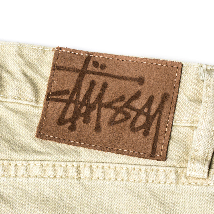 Stussy Double Dye Big 'Ol Jeans  Cream