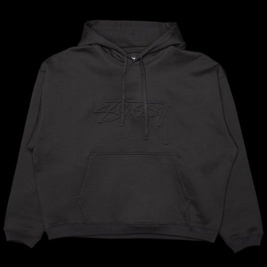 Stussy Relaxed Oversized Hoodie Style # 118516 Color : Black