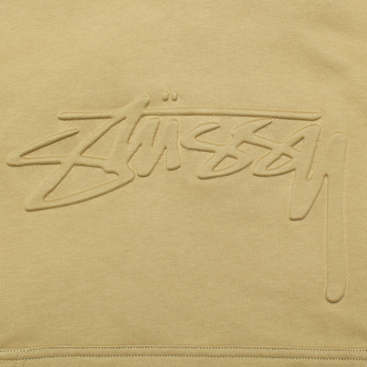 Stussy Relaxed Oversized Hoodie Style # 118516 Color : Khaki