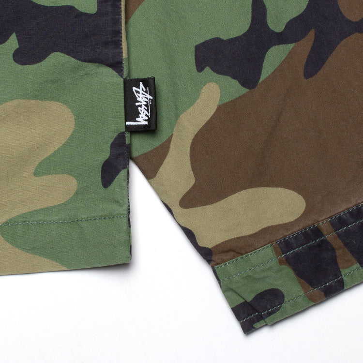 Stussy Coach Shirt Style # 1110279 Color : Camo